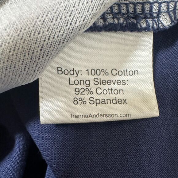 Hanna Andersson Apple Long Sleeve Shirt Size Girl’s Size 130 US 8 - Picture 2 of 4